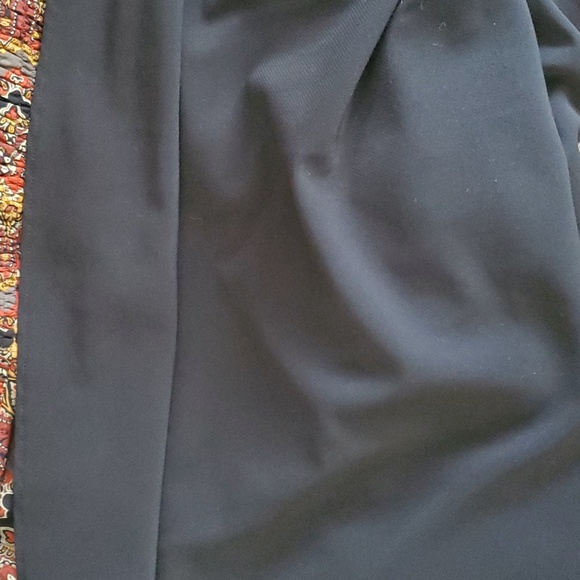 Vtg due per due brown vneck silk maxi dress size 16 - Picture 14 of 16